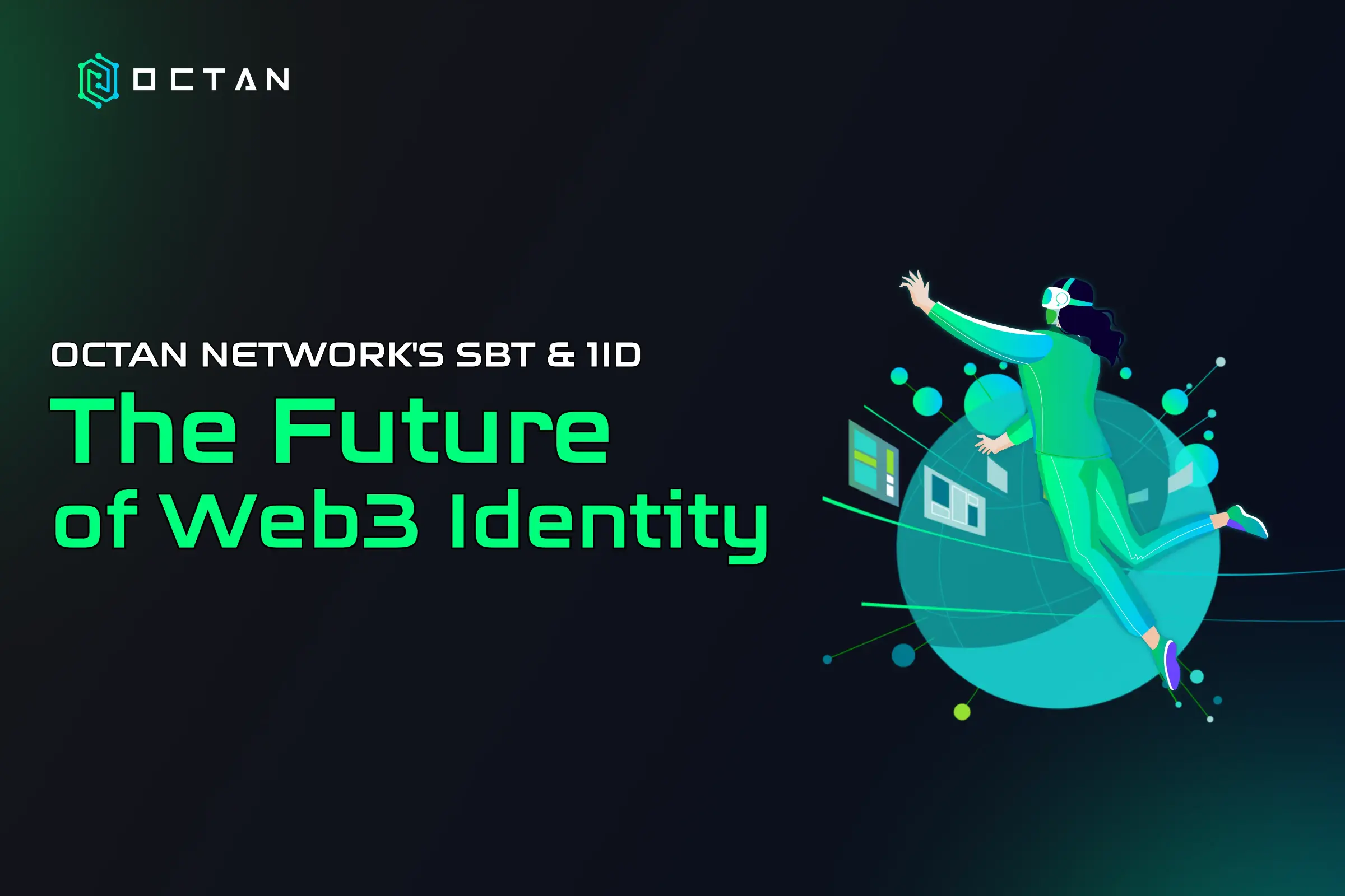 Octan Network SBT & 1ID The Future of Web3 Identity Illustration